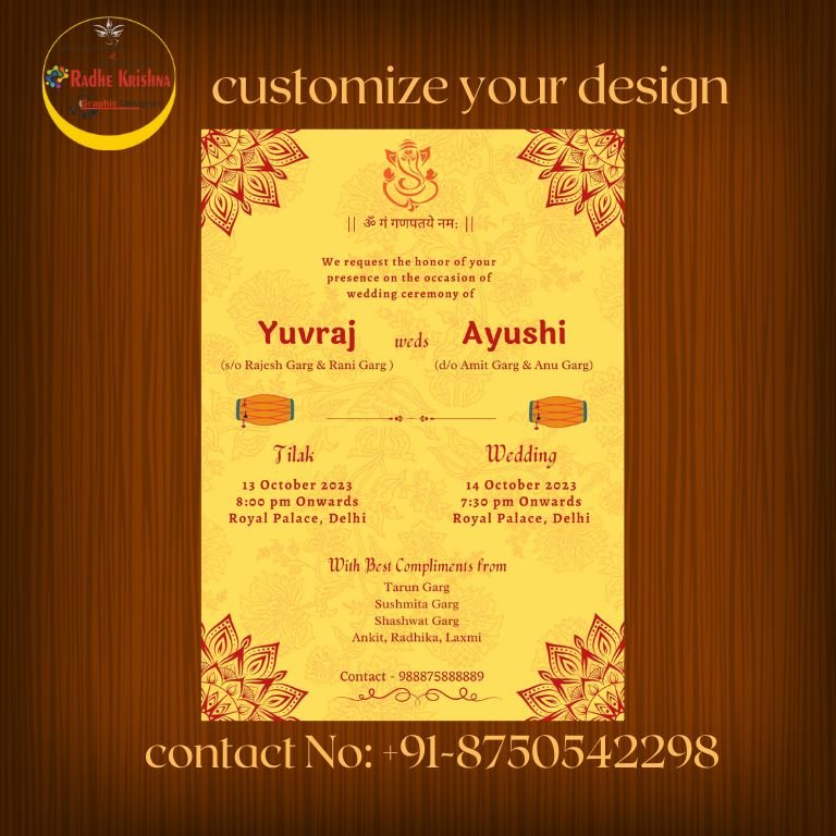 Wedding Card Design 3